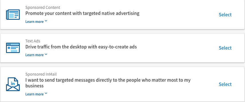 linkedin targeting options 1