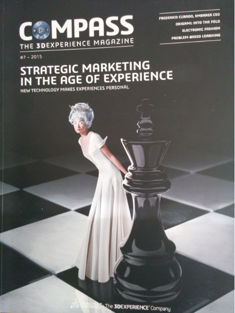 Compass 3D experience strategic marketing magazine cover Compass 3D experience strategic marketing magazine cover